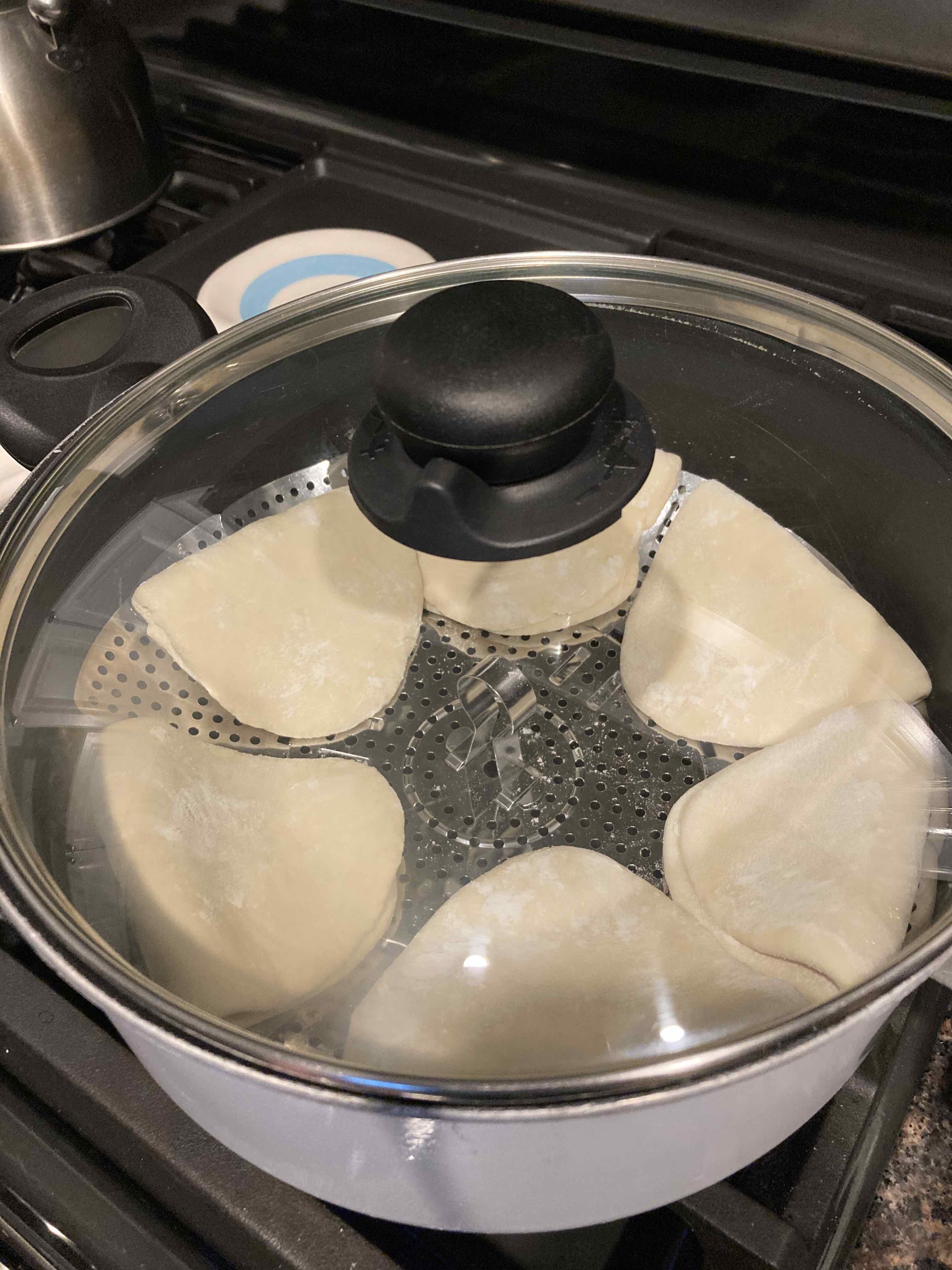 Steaming the bao